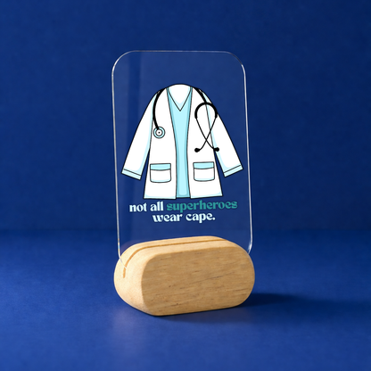 Doctor Superhero Desk Standee