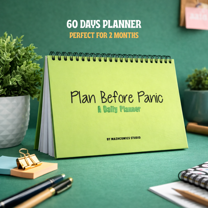 Plan Before Panic Daily Planner