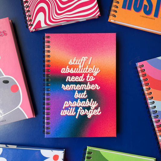 Stuff I Absolutely Need to Remember Premium Notebook