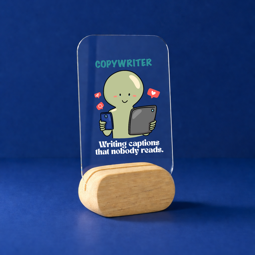 Copywriter’s Clapboard Desk Standee