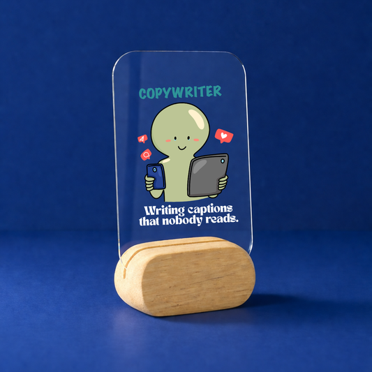 Copywriter’s Clapboard Desk Standee