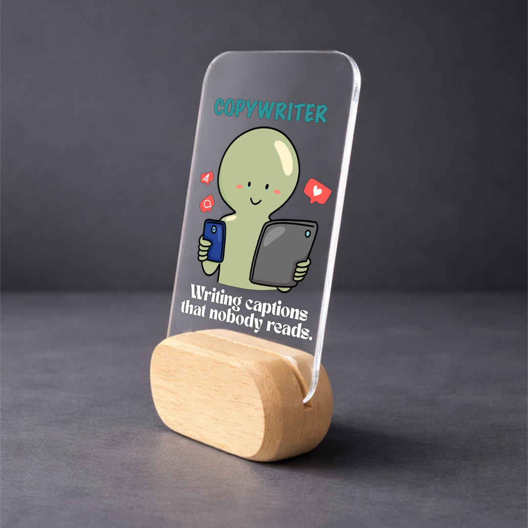 Copywriter’s Clapboard Desk Standee
