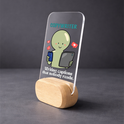 Copywriter’s Clapboard Desk Standee