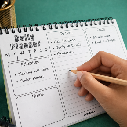 Plan Before Panic Daily Planner