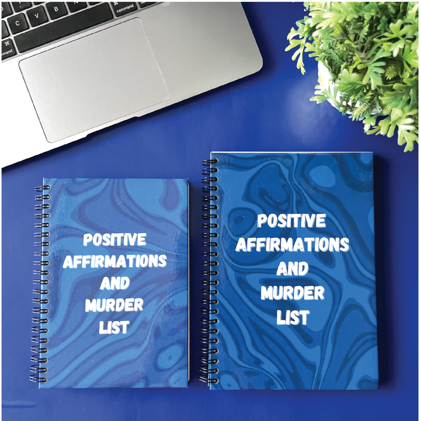 Positive Affirmations & Murder List Premium Notebook