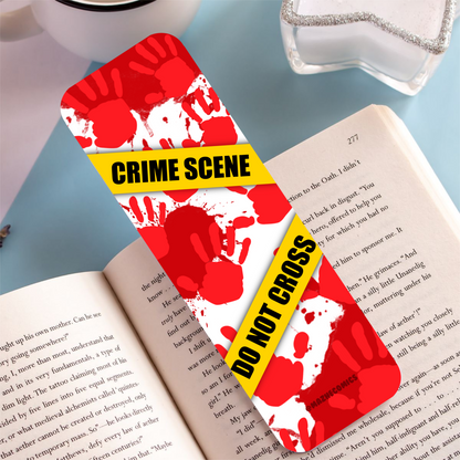 Crime Scene Long Bookmark