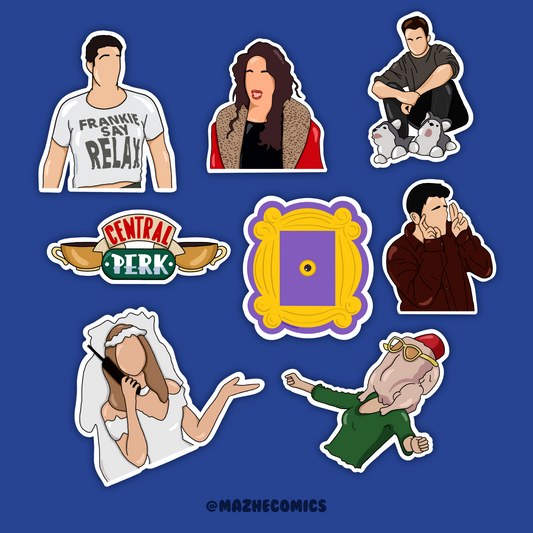 F.R.I.E.N.D.S. Theme (Die Cut 9pcs)