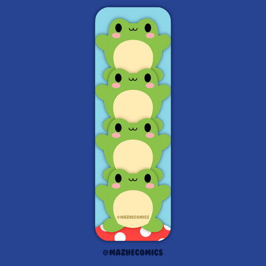 Froggy Long Bookmark