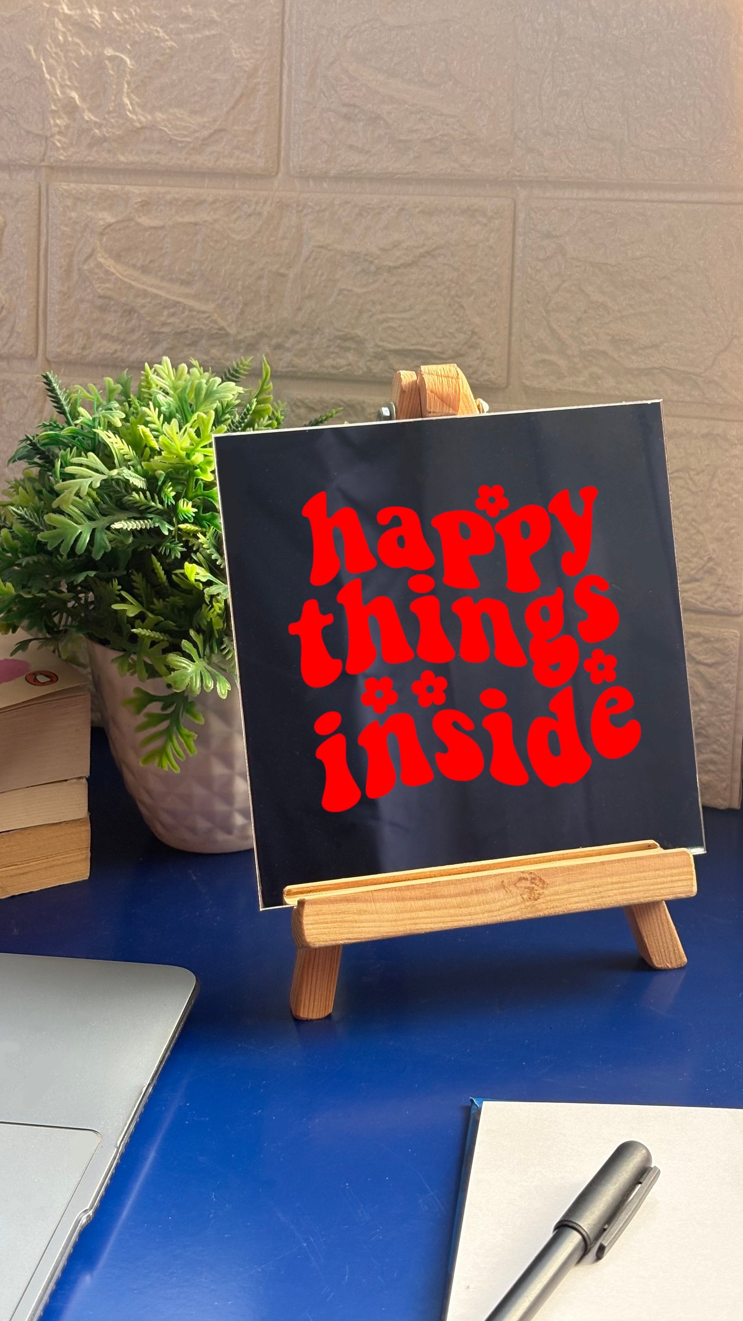 Happy Things Inside Mirror