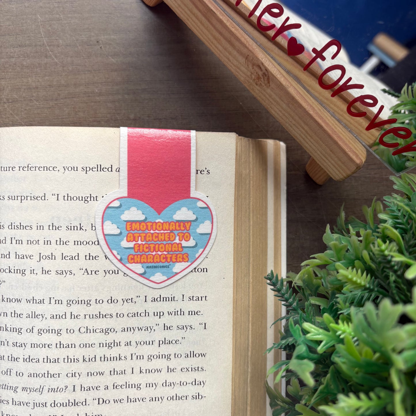 Emotionally Attached to Fictional Characters Bookmark