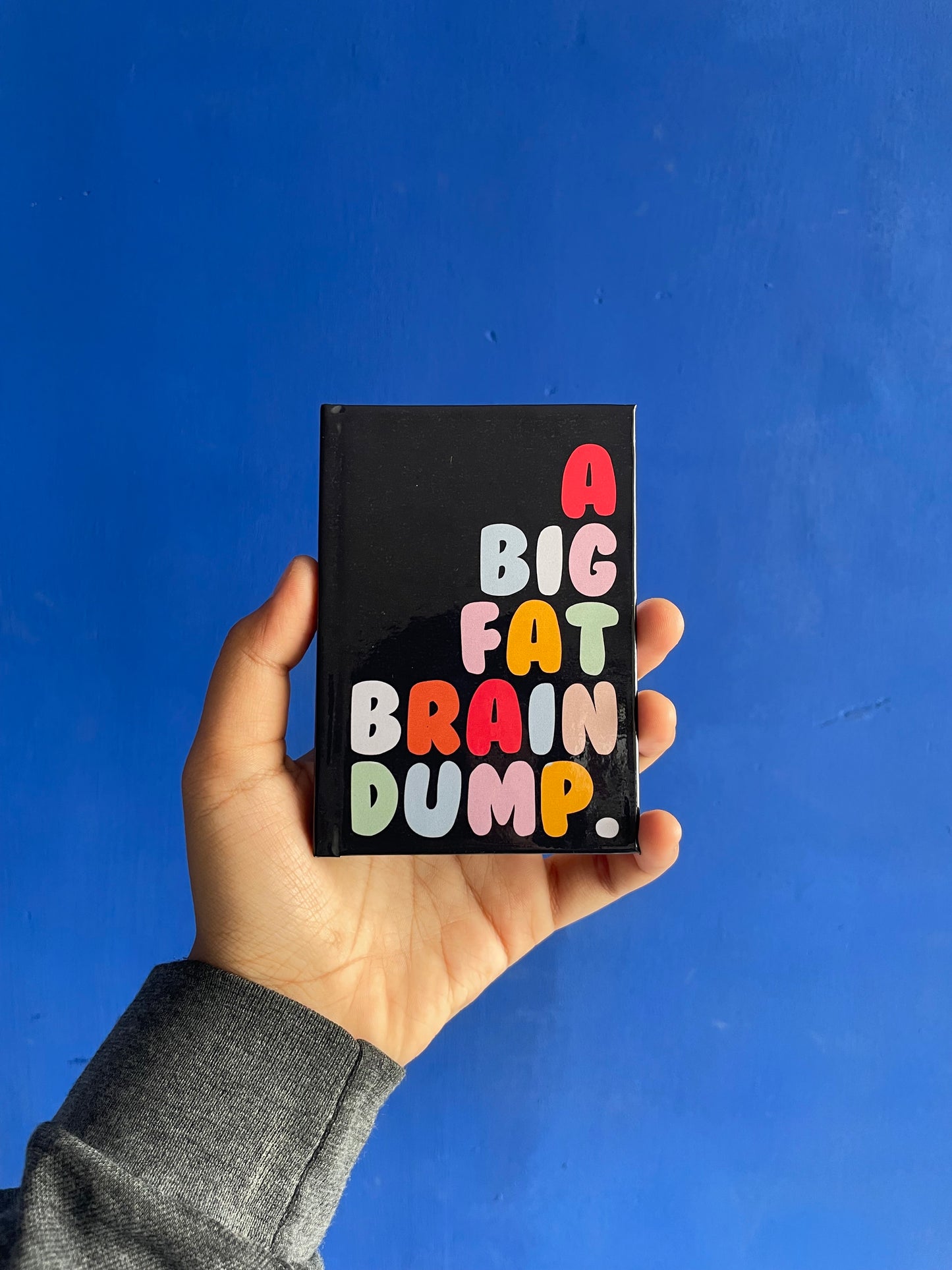 A Big Fat Brain Dump Small Hardbound Notebook