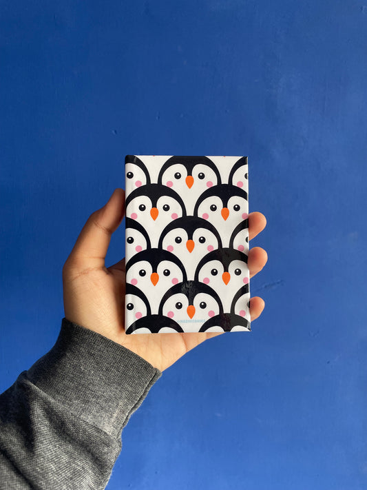 Penguin Colony Small Hardbound Notebook