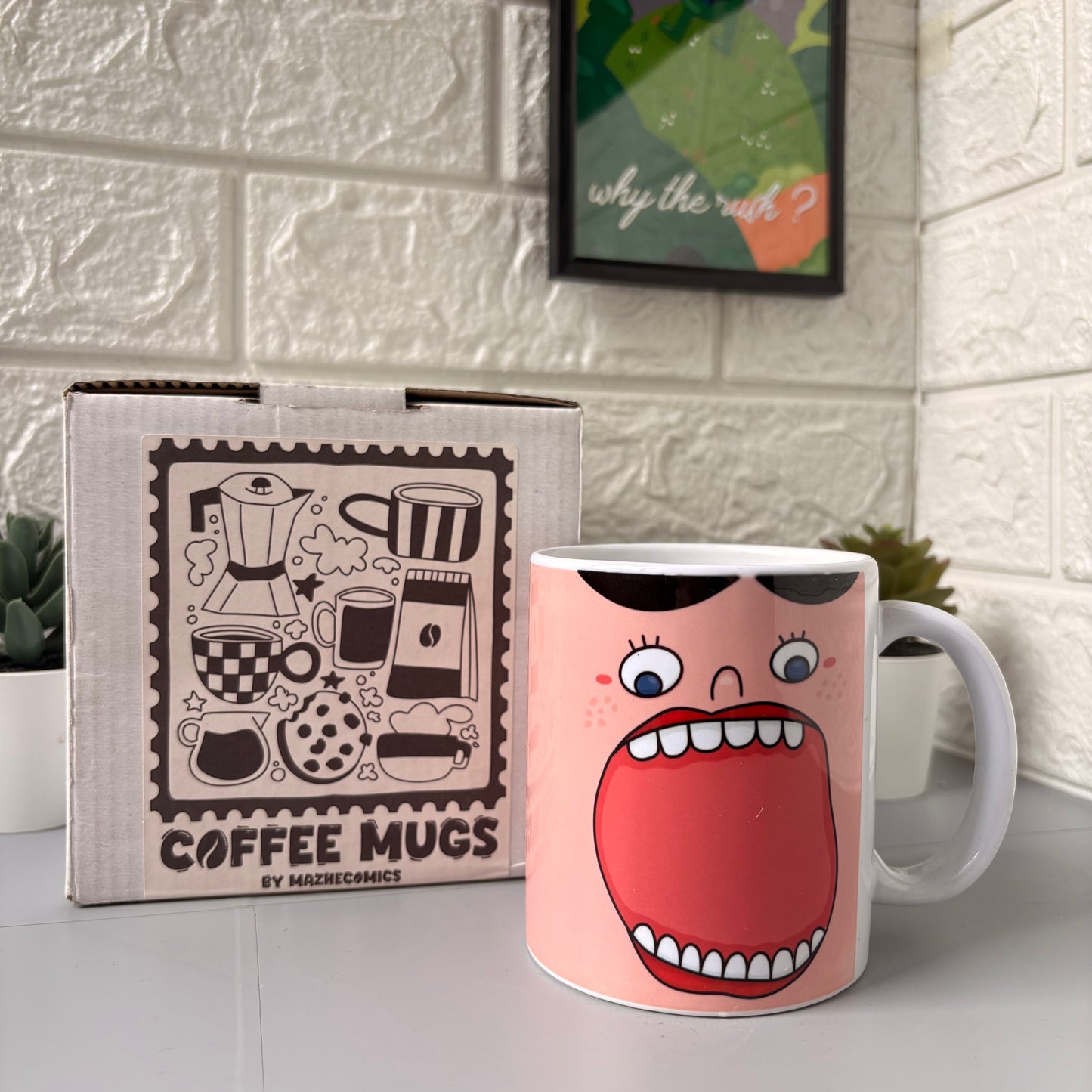 Screaming Face Mug