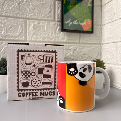 Triple Panda Mug