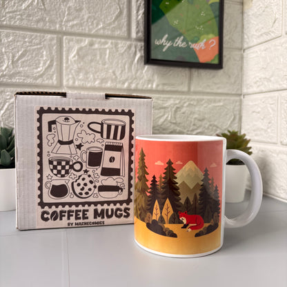 Fox in the Pines Mug