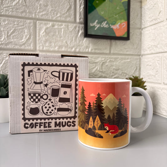 Fox in the Pines Mug