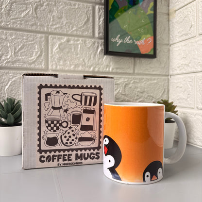 Peekaboo Penguins Mug