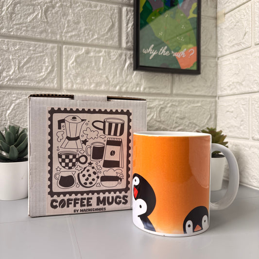 Peekaboo Penguins Mug