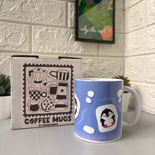 Floating penguin Mug