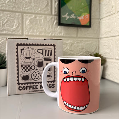 Screaming Face Mug