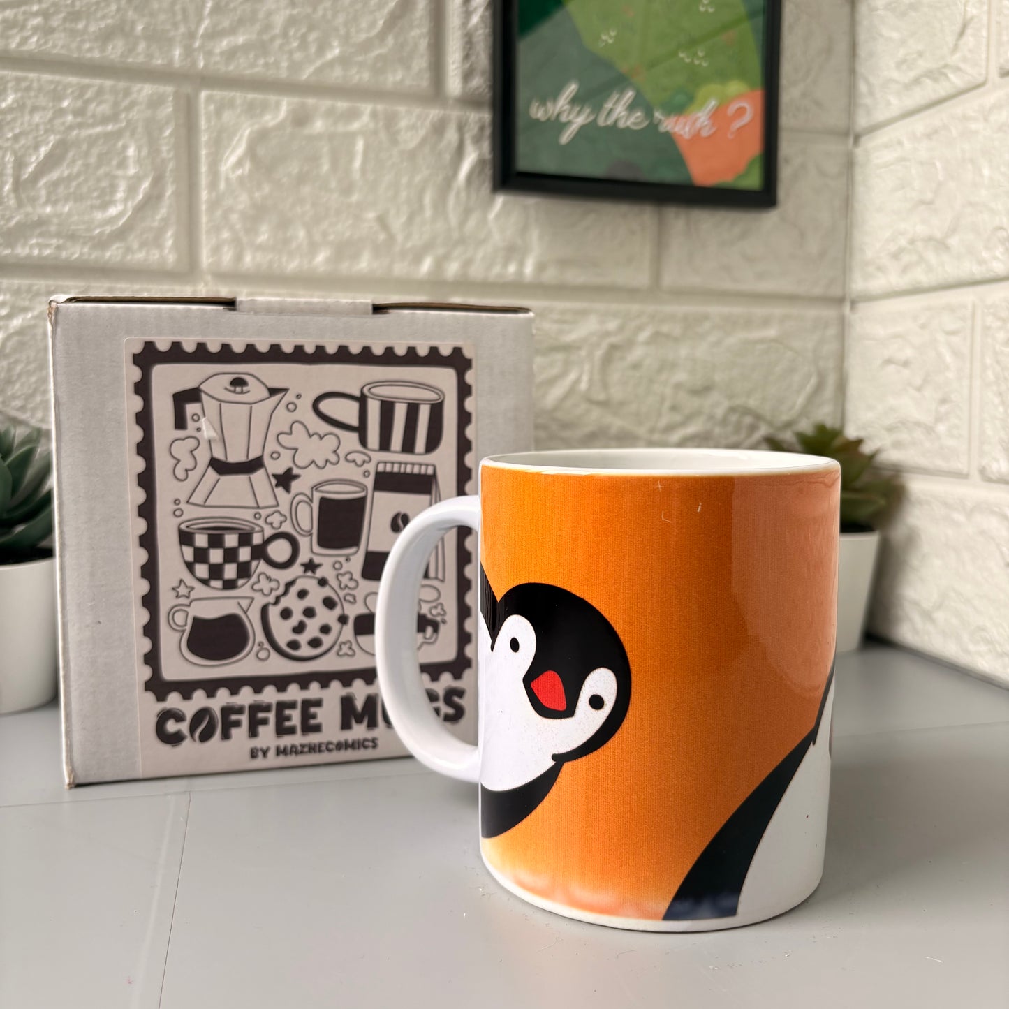 Peekaboo Penguins Mug