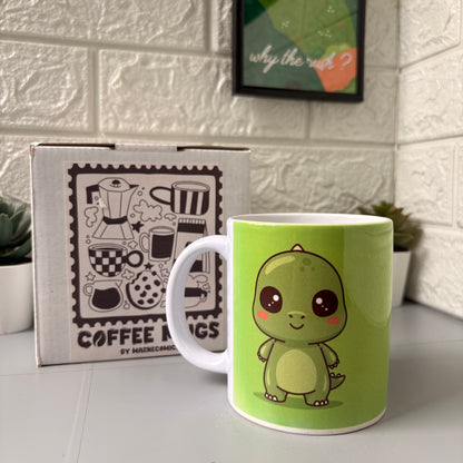 Green Dino Mug
