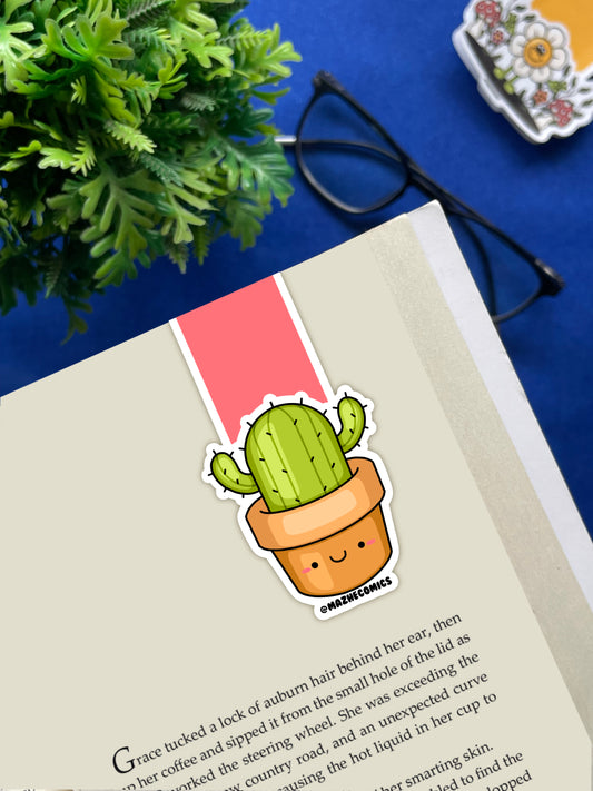 Cute Cactus Bookmark