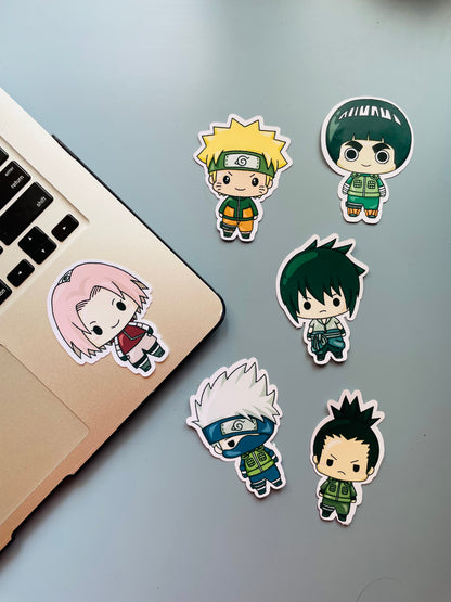 NARUTO CHIBI STICKER PACK (6pcs)