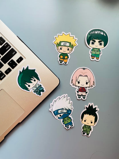 NARUTO CHIBI STICKER PACK (6pcs)