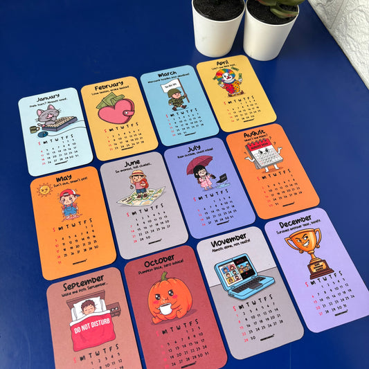 Magnetic Mood Calendar 2026