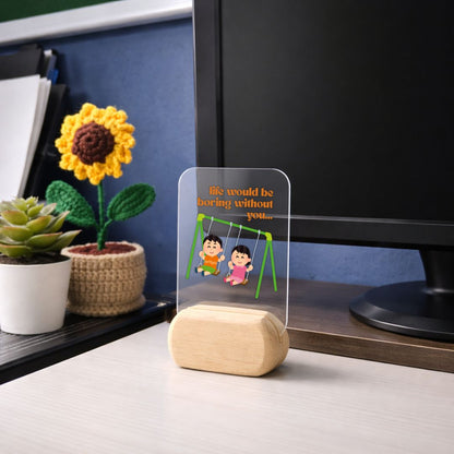 Sibling love Desk Standee