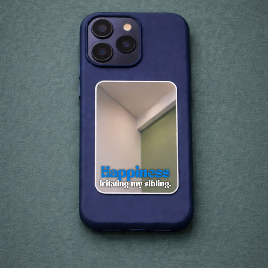 Sibling Happiness Phone Mirror