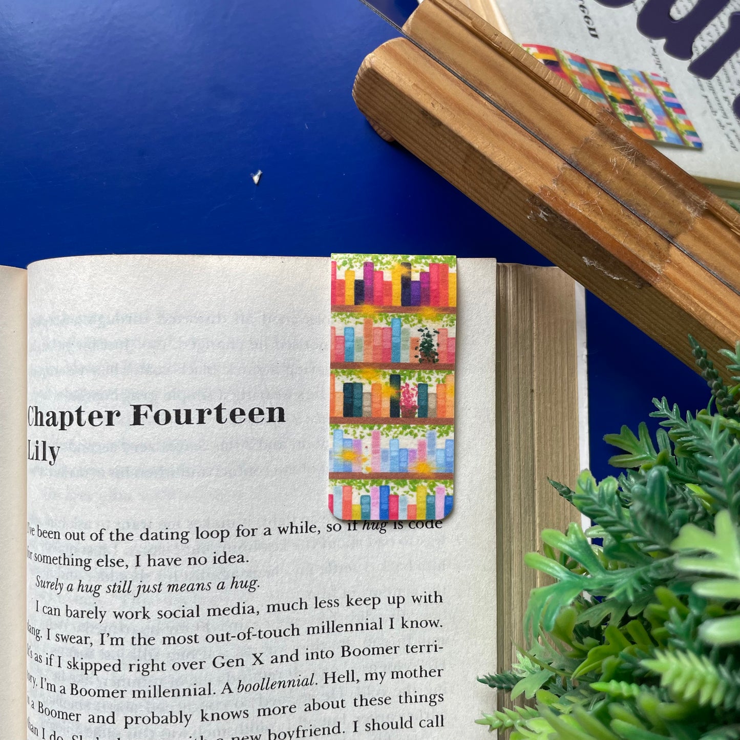 Set of 2 Dreamy Library Magnetic Bookmarks