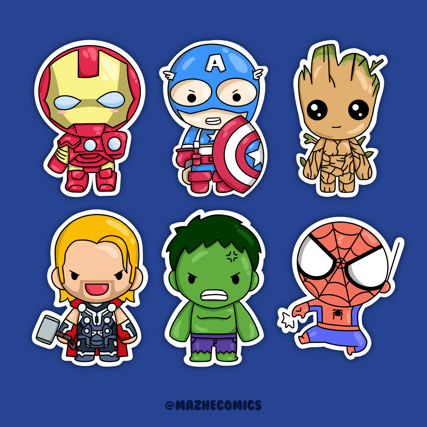 Avengers Theme (6pcs)