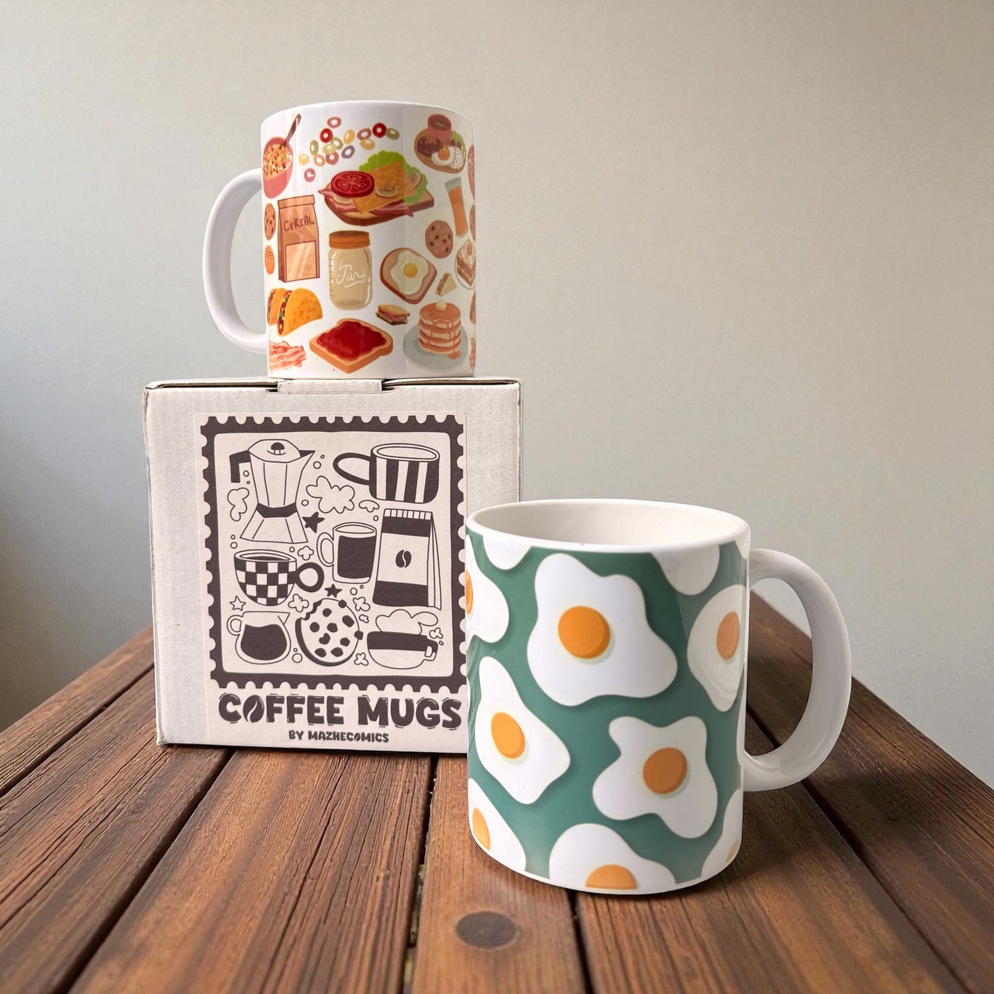 Breakfast Duo Set of 2 Mugs