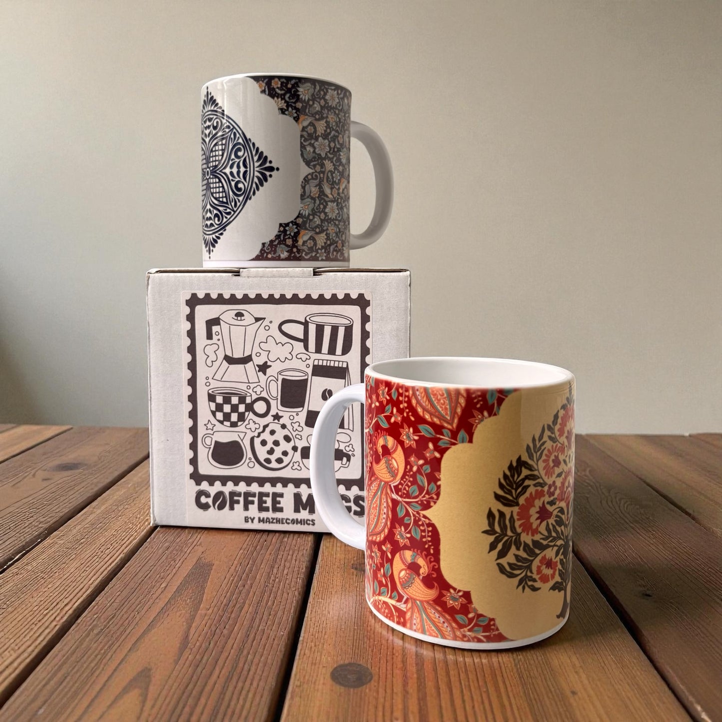 The Desi Heritage Set of 2 Mugs