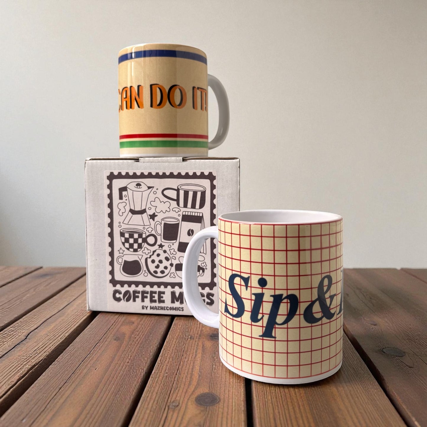 Easy Brew Set of 2 Mugs Set