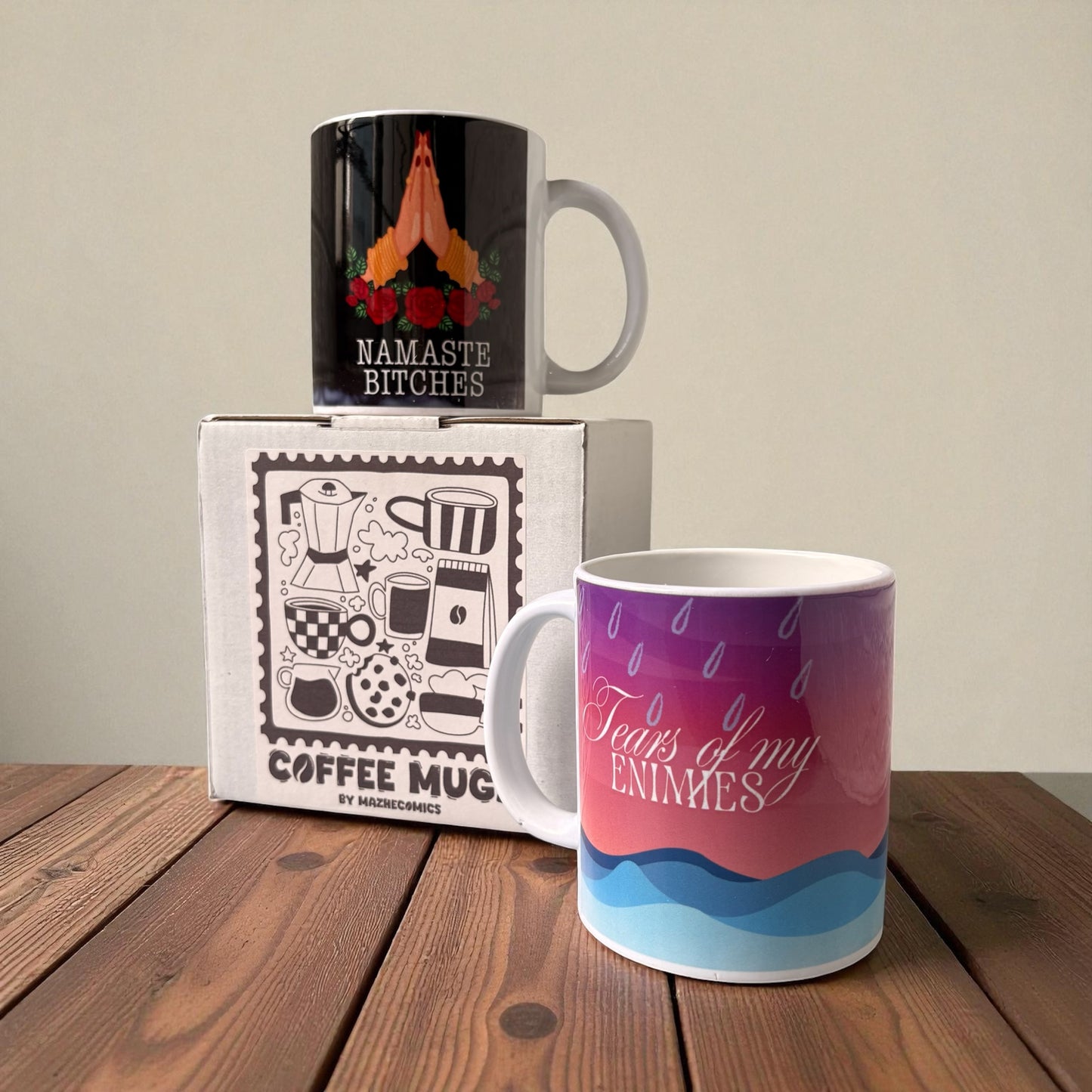 The Badass Morning Duo Set of 2 Mugs
