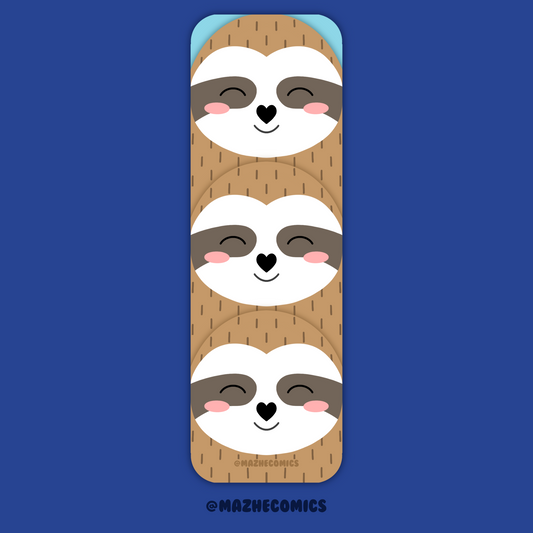 Slothy Long Bookmark