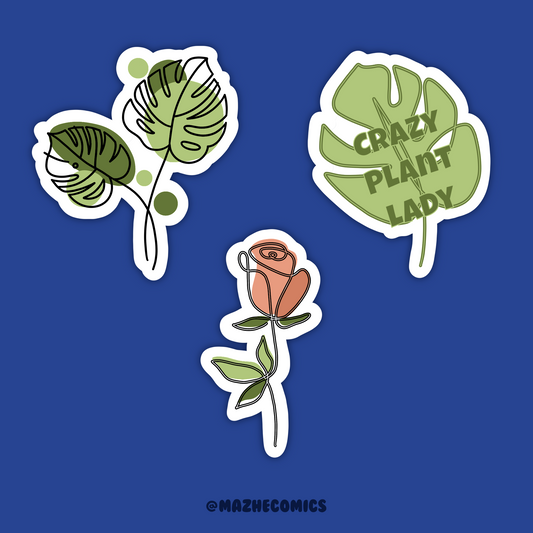 Crazy Plant Lady (3pcs)