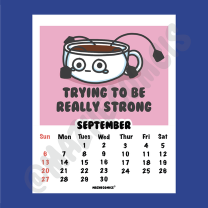 Hang In There 2026 Calendar