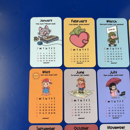 Magnetic Mood Calendar 2026