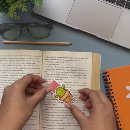 Cute Cactus Bookmark